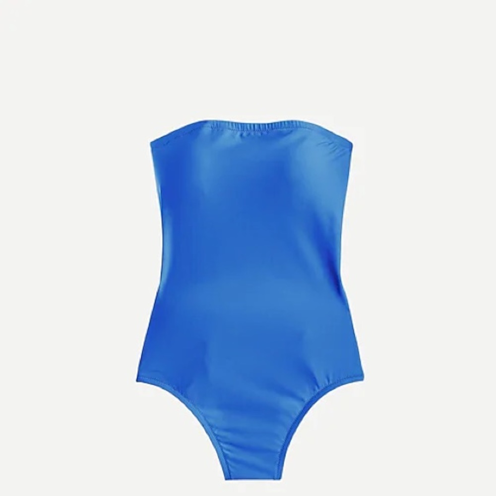 J Crew NEW Cross-back bandeau one-piece swimsuit